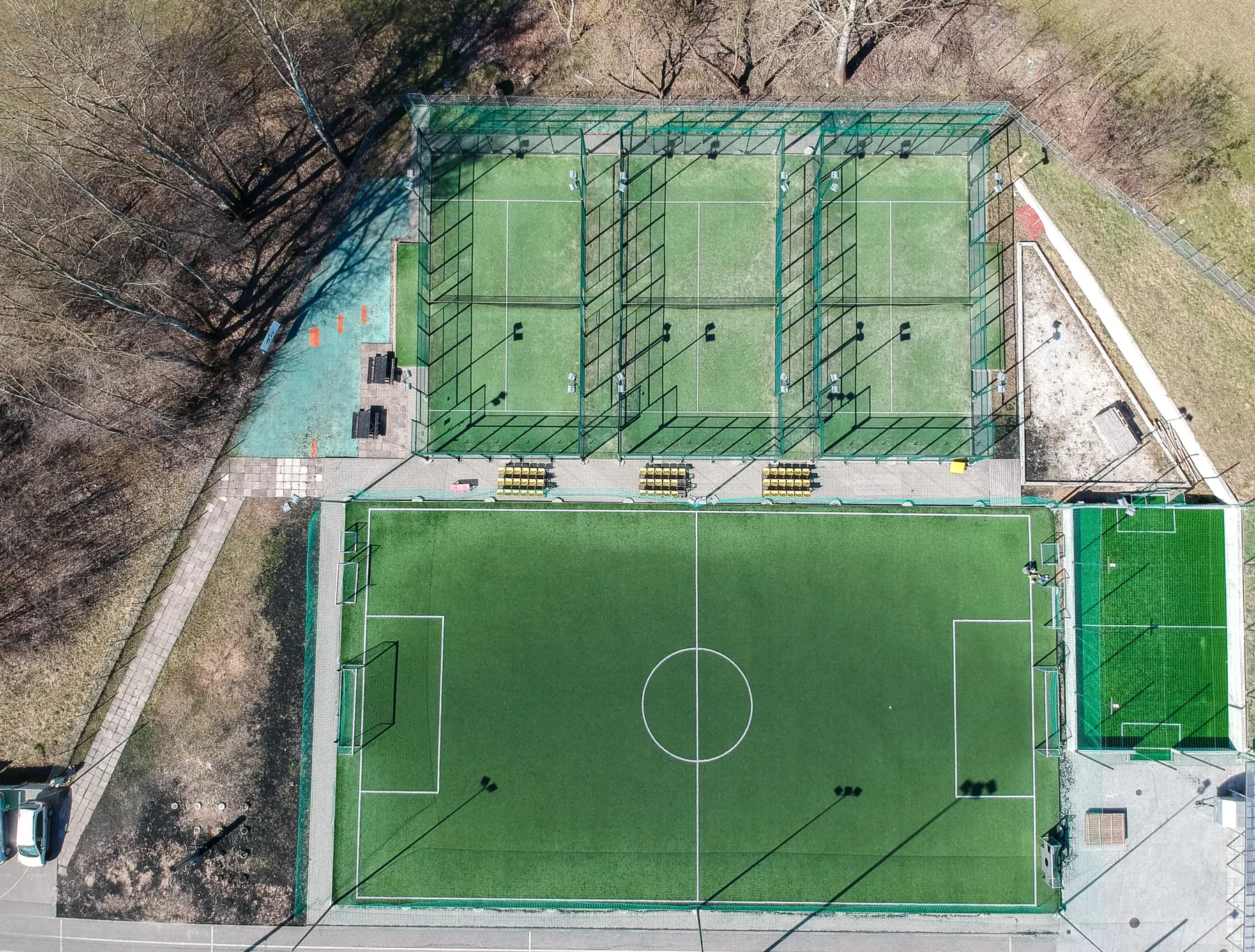 Fanų sporto aikštelės iš oro